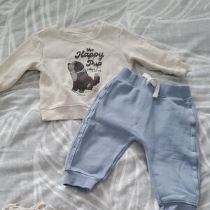 Carters  Dog Sweattop set with Pants